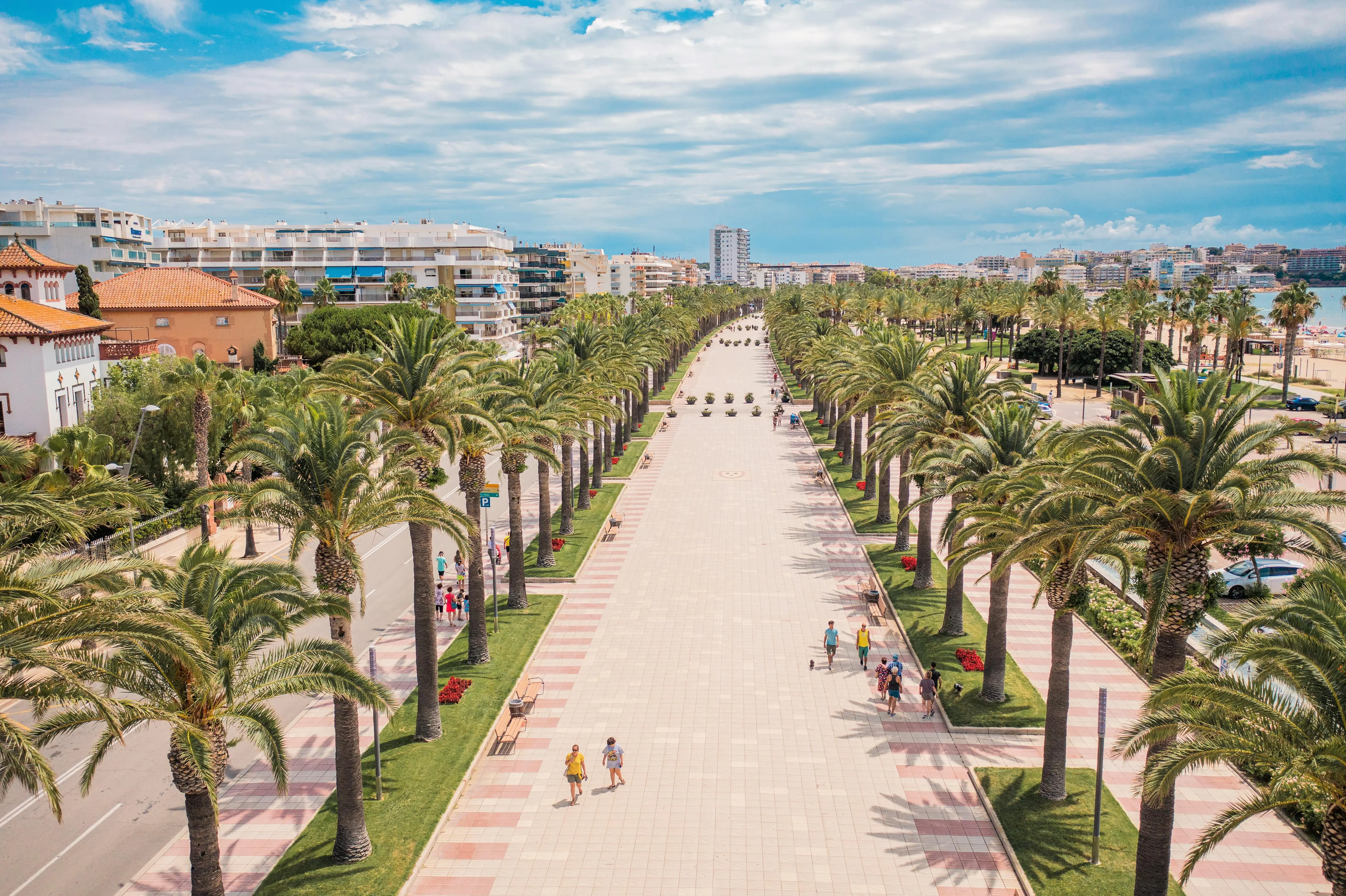 Strand in Salou Strand in Salou mit Sand