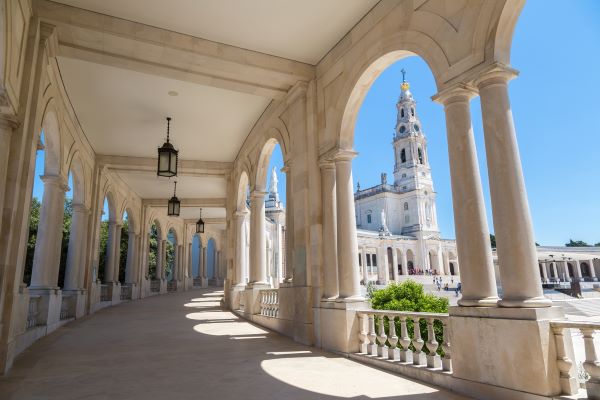 Das Heiligtum Fatima in einem schönen Sommertag, Portugal